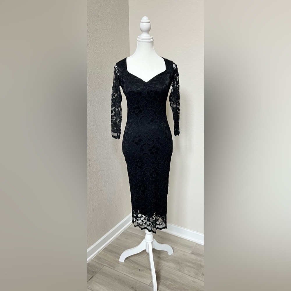 Black Lace Asos Dress